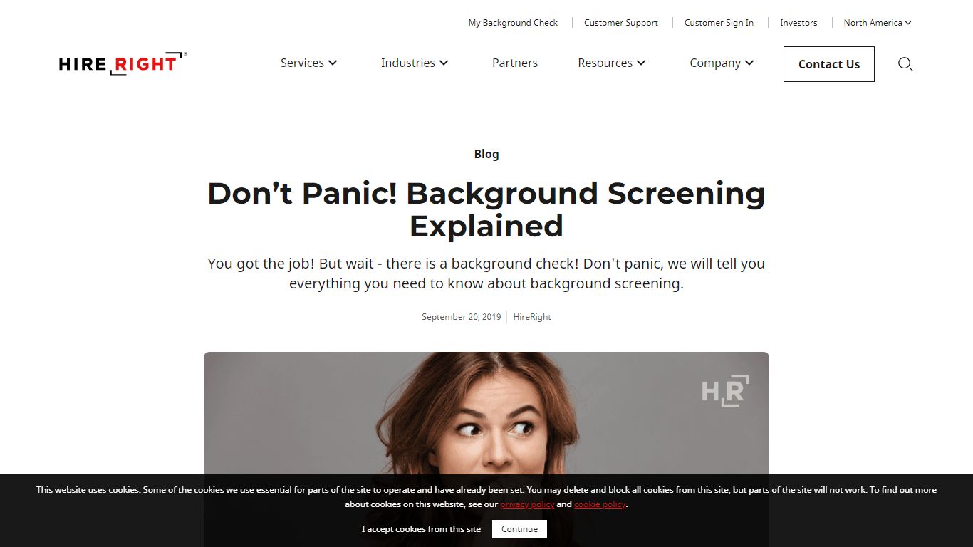 Don’t Panic! Background Screening Explained | HireRight